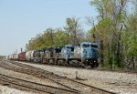 NS 8432 leads 5 other locos on train 128